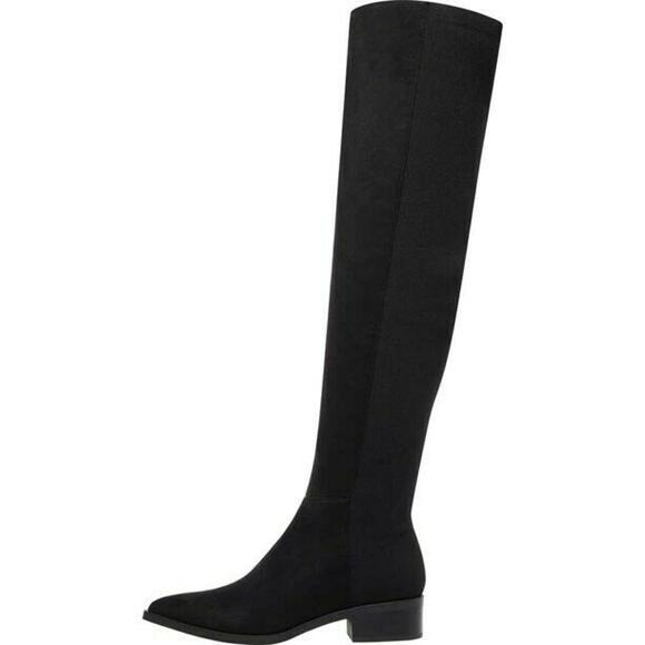 Steve Madden JOLLY womens tall Riding boot, black knee boots size5.5 - Picture 4 of 11